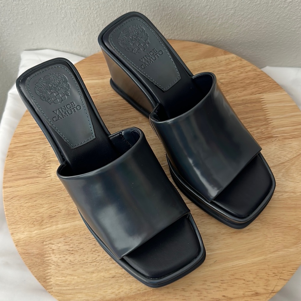 Vince Camuto Platform Slide Sandals - Falivda - Picture 1 of 5